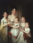 James Peale Madame Dubocq and her Children oil